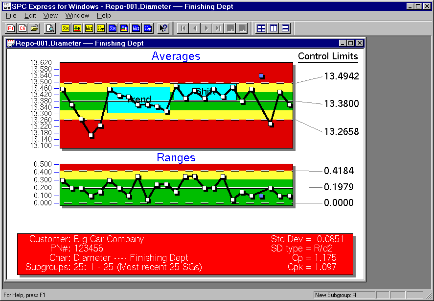 SPC Express (WINDOWS) Screen